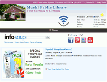 Tablet Screenshot of muehlpubliclibrary.org